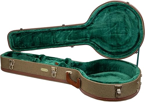 Miniatura 152 de Crossrock Estuche rígido de madera para guitarras eléctricas Les Paul con correas de hombro extraíbles-Tweed (CRW700LTW)