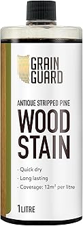 Wood Stain Water Based | Antique Stripped Pine | 1L | Interior Furniture Stain | Light & Dark Stains | Eco-Friendly & Non-Toxic Wood Dye | Easy Application | Quick Dry & Low Odour