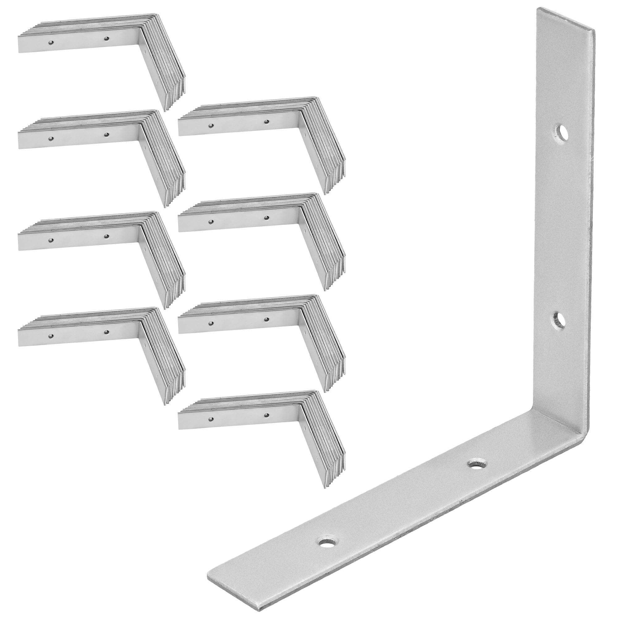 KOTARBAU® 100 szt. Kątownik Ciesielski - Łącznik Budowlany - 150 x 150 x 25 mm - Stal Ocynkowana