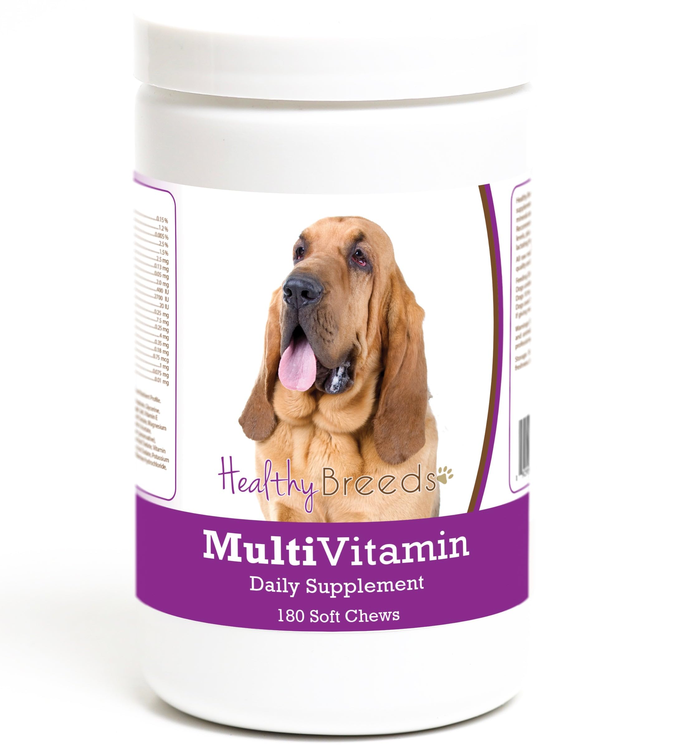 Healthy Breeds Bloodhound Multivitamin Soft Chew for Dogs 180 Count