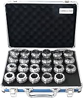 Vista 1 de Accusize Industrial Tools Juego de 23 pinzas Er40, tamaño de 1/8 a 1 pulgada en caja fuerte ajustada, 0223-0935