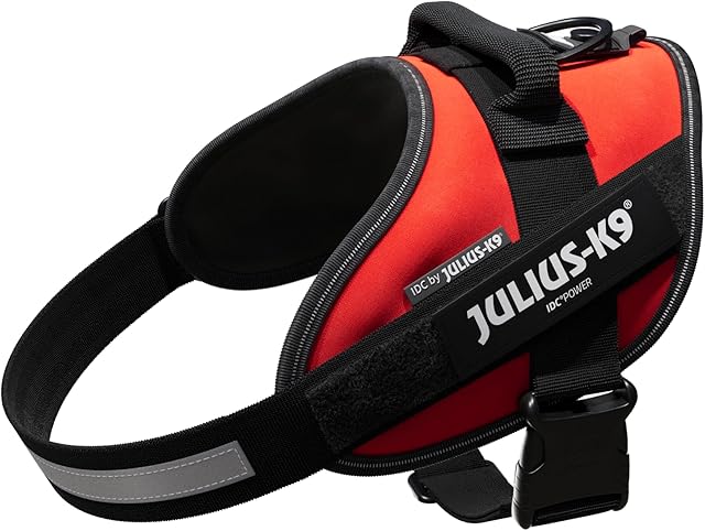Julius-K9, 16IDC-R-0, IDC Powerharness, dog harness, Size: 0, Red