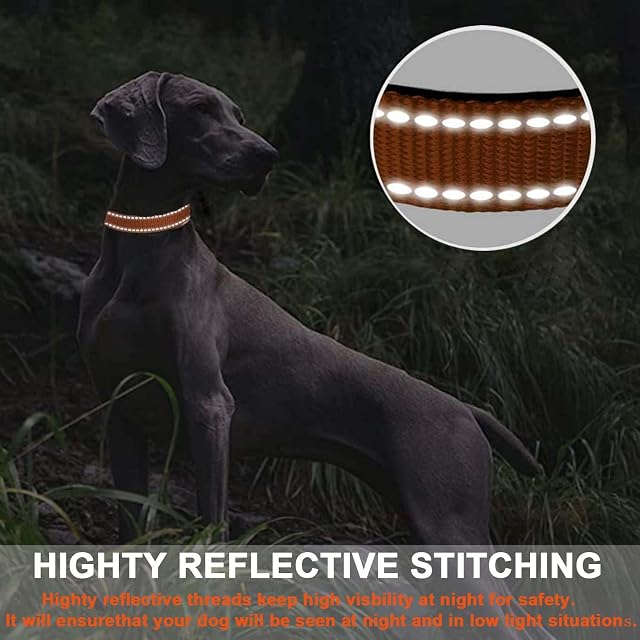 Foto 5 de 7 de ATETEO Dog Collar, Reflective Dog Collar