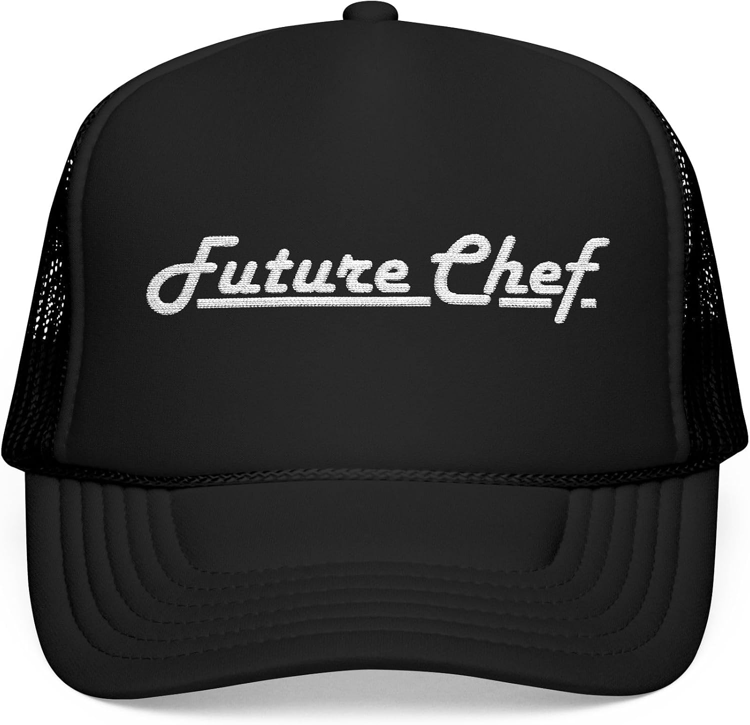 Future Chef Custom Foam Trucker Hat with Embroidery