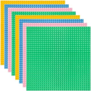 Lekebaby 8 Pack Classic Baseplates Building Base for Building Bricks, 10