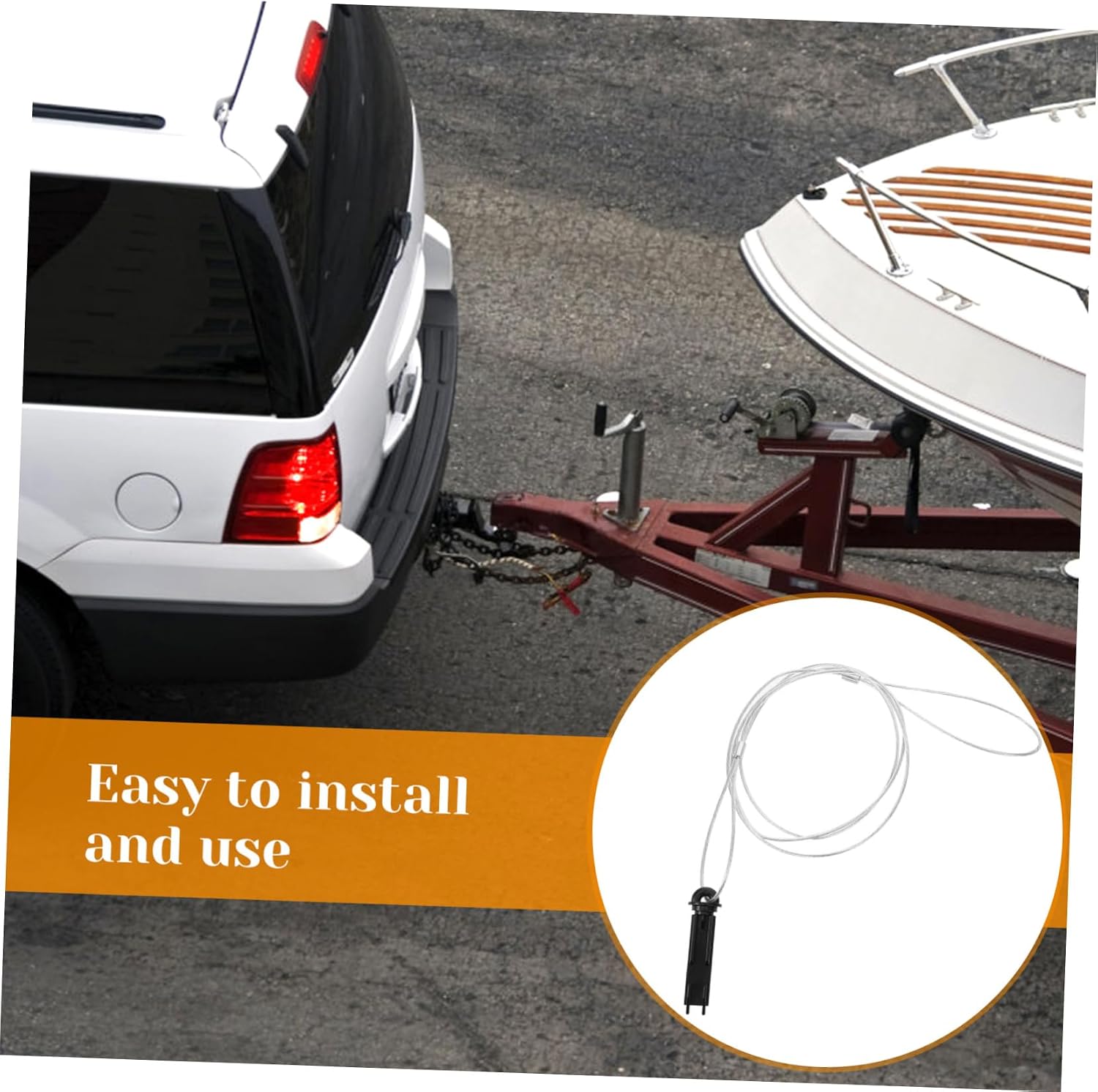 ABOOFAN 4pcs Towing Trailer Breakaway Switch Cable Trailer Brake Switch Cable for Rv