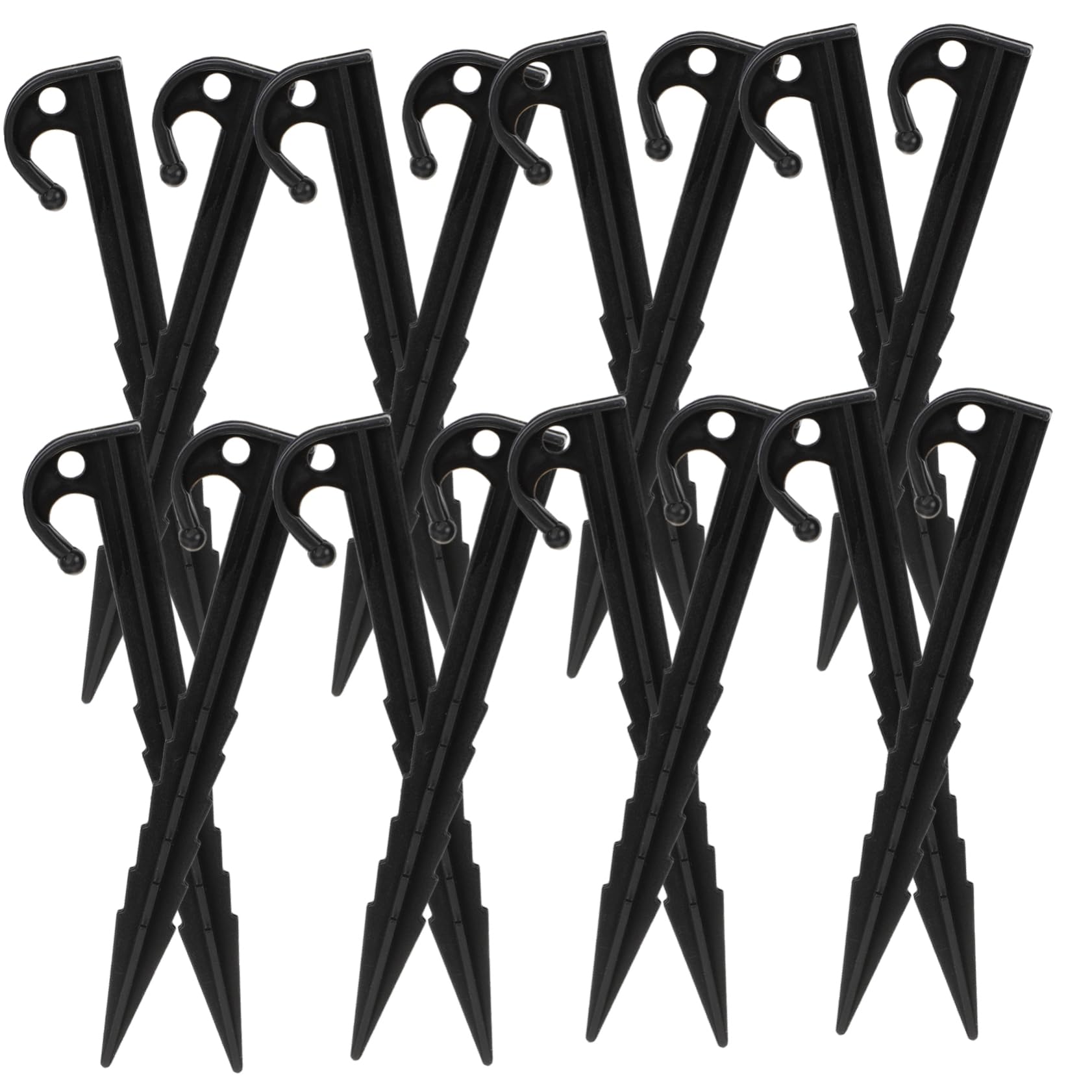 Piquetas inflables Anneome para carpas de exterior kit de 25 clavos duraderos