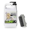 Grip Clean | Hand Cleaner for Auto Mechanics - Heavy Duty Pumice Soap, All Natural & Dirt Infused w Stiff Bristle Fingernail Scrub Brush For Men & Mechanics