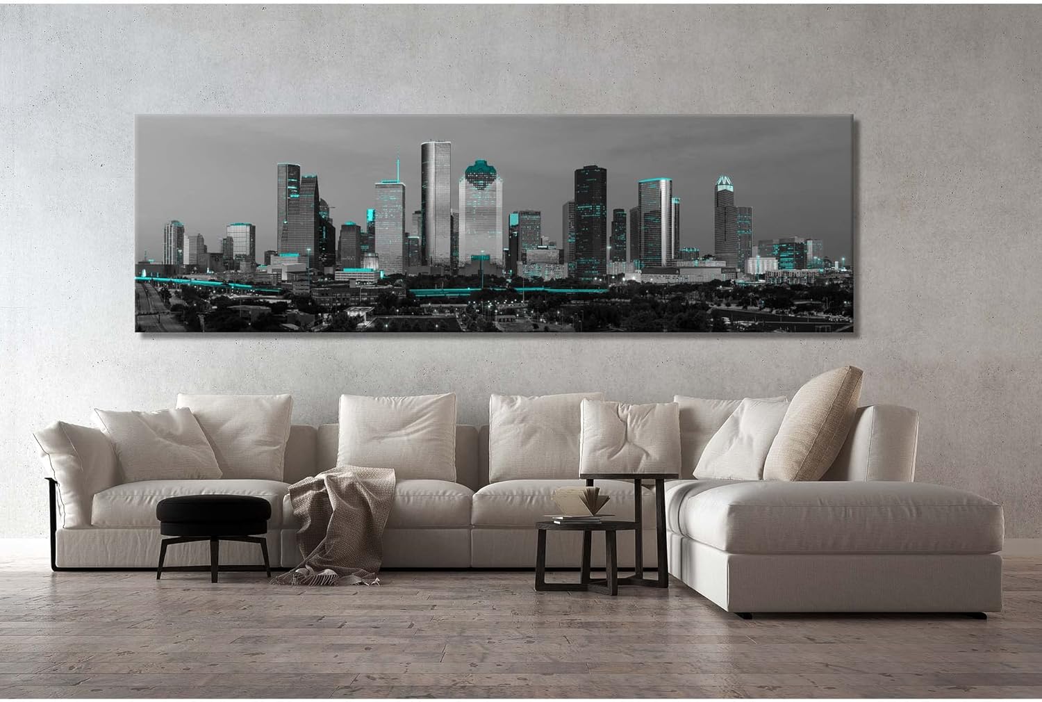 Houston Skyline Wall Art Houston Wall Decor Texas Cityscape