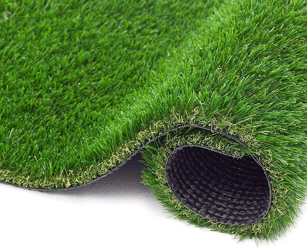 1.38in Realistic Artificial Grass Turf 3FTX10FT, Pro Thick Synthetic Fake Grass Mat for Dog Outdoor Indoor Garden Landscape Balcony - Faux Grass Rug Lawn Carpet, Customized Available