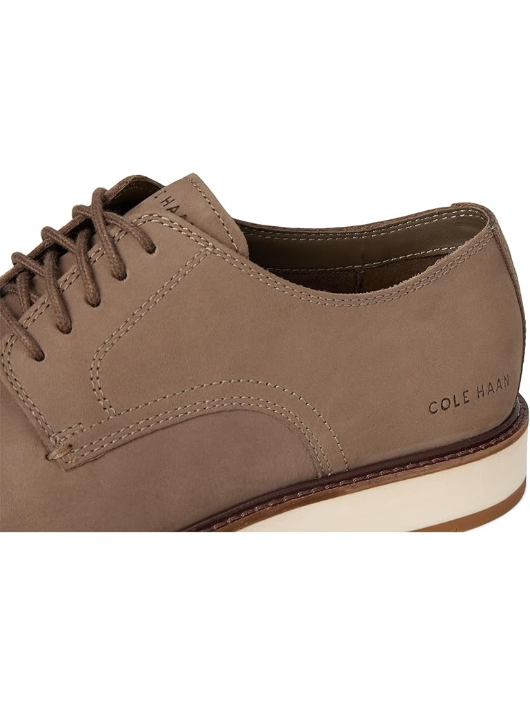 Taupe Cole Haan Morse Grand Plain Toe Oxfords