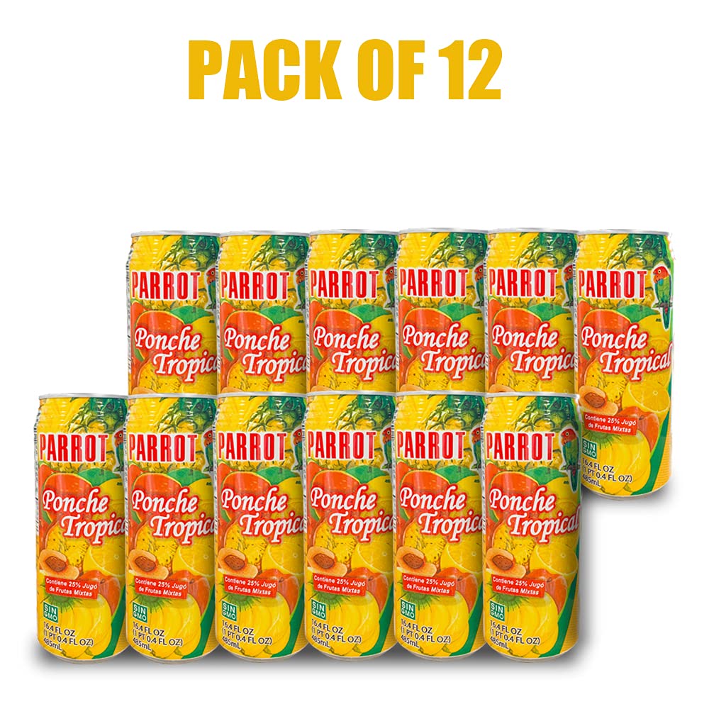 Parrot Tropical Punch 16.4 fl oz.（Pack of 12）