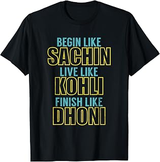 Indian Cricket Team Supporter Jersey T-Shirt