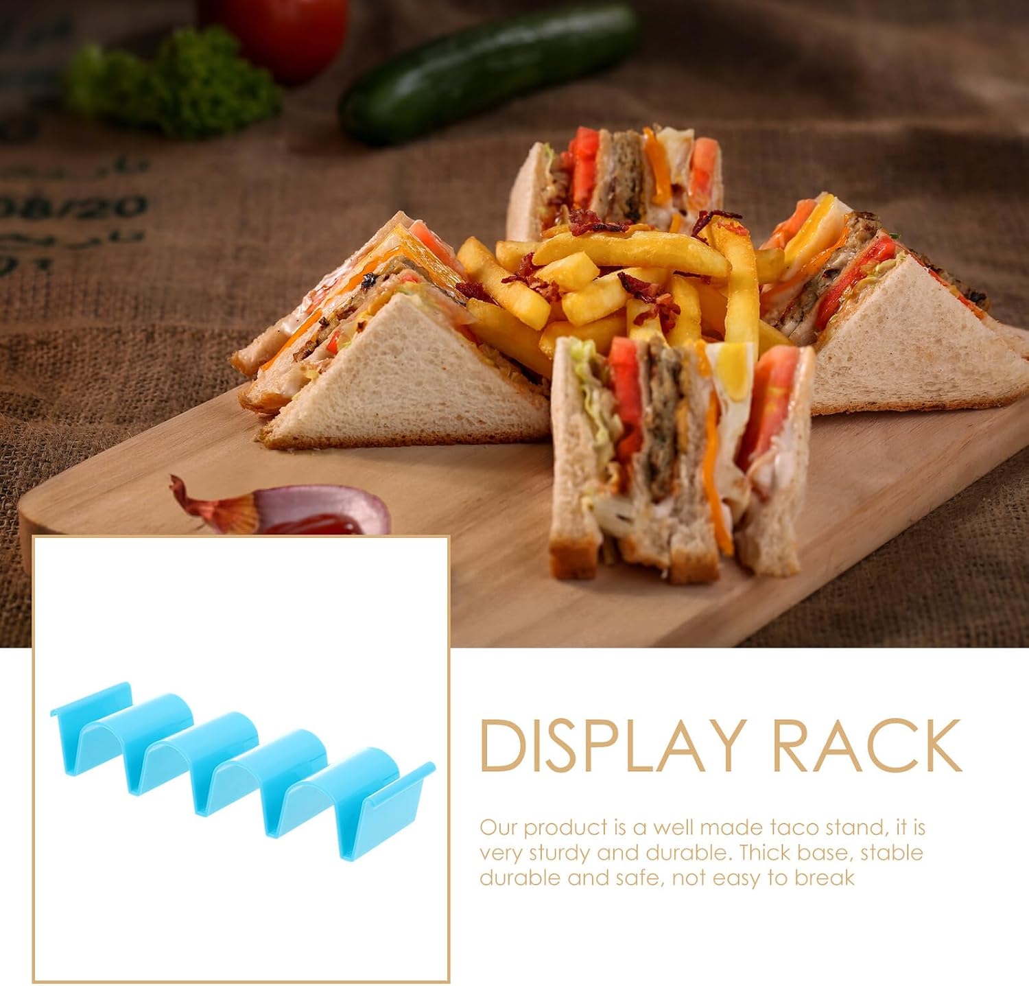 4Pcs Plastic Taco Stands Kitchen Pancake Holder for Family Gatherings