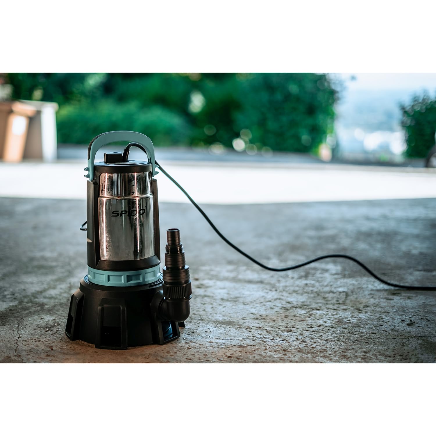 Pompe d’Évacuation Eaux Chargées Spid’O SPICONCEPT ECA 550 - Flotteur AquaSensor - 550 W - Débit 15 m³/h - Passage 35 mm