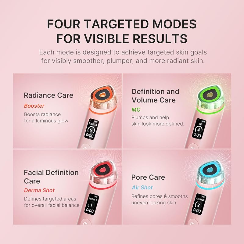 medicube Booster Pro - 6 in 1 Real Glass Glow Beauty Massager, Pink image 3