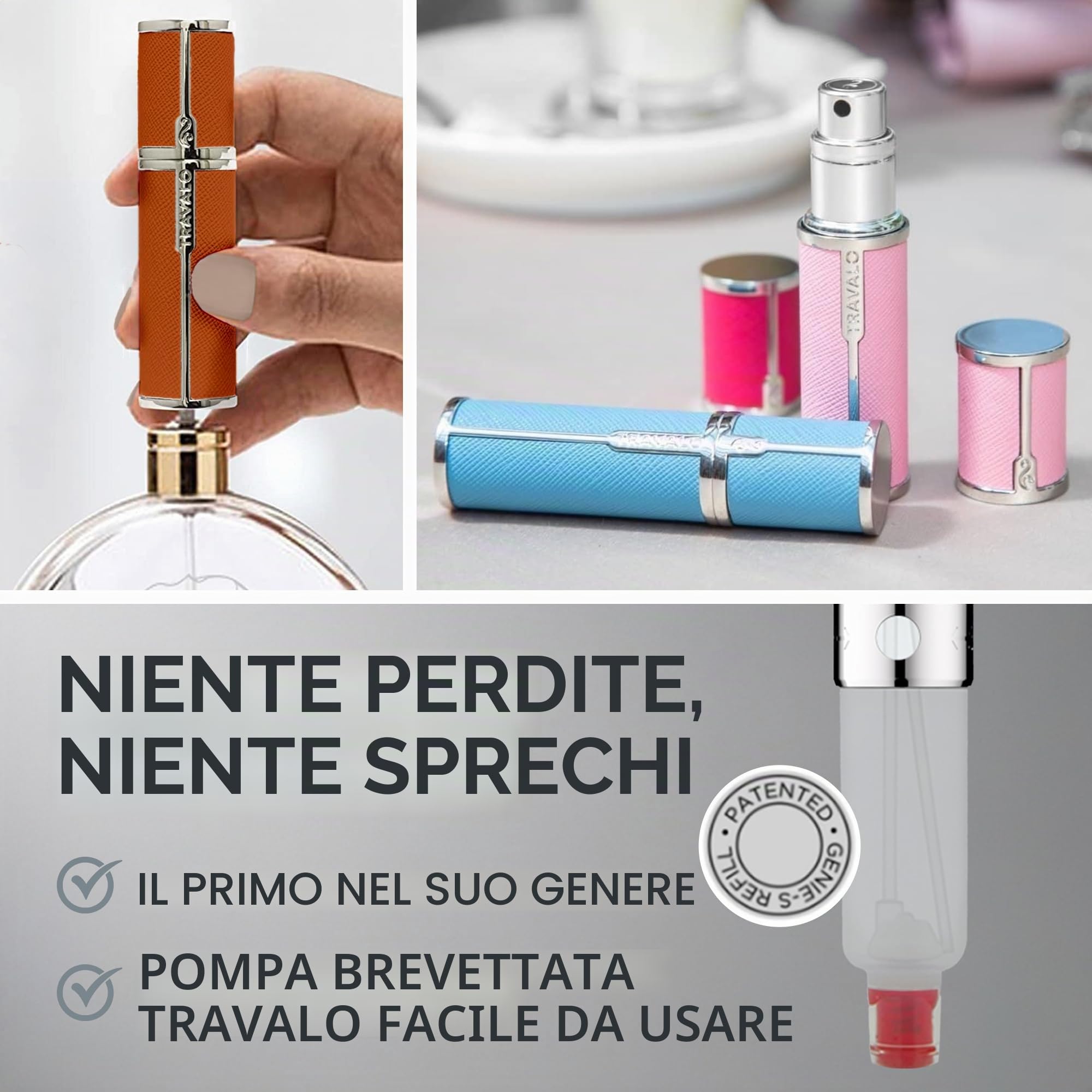 Travalo Milano Orange/Orange : Amazon.it: Beauty