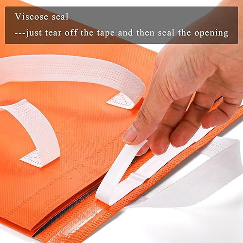 Miniatura 3 de ZENFUN Paquete de 25 bolsas aisladas para llevar, bolsa de alimentos con aislamiento térmico para café, bolsas aisladas para comestibles, bolsas