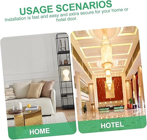 Miniatura 7 de BESTonZON Cerradura de cerrojo de metal para valla de metal Cerradura de cadena de puerta Muebles para el hogar Muebles deslizantes Cerradura de