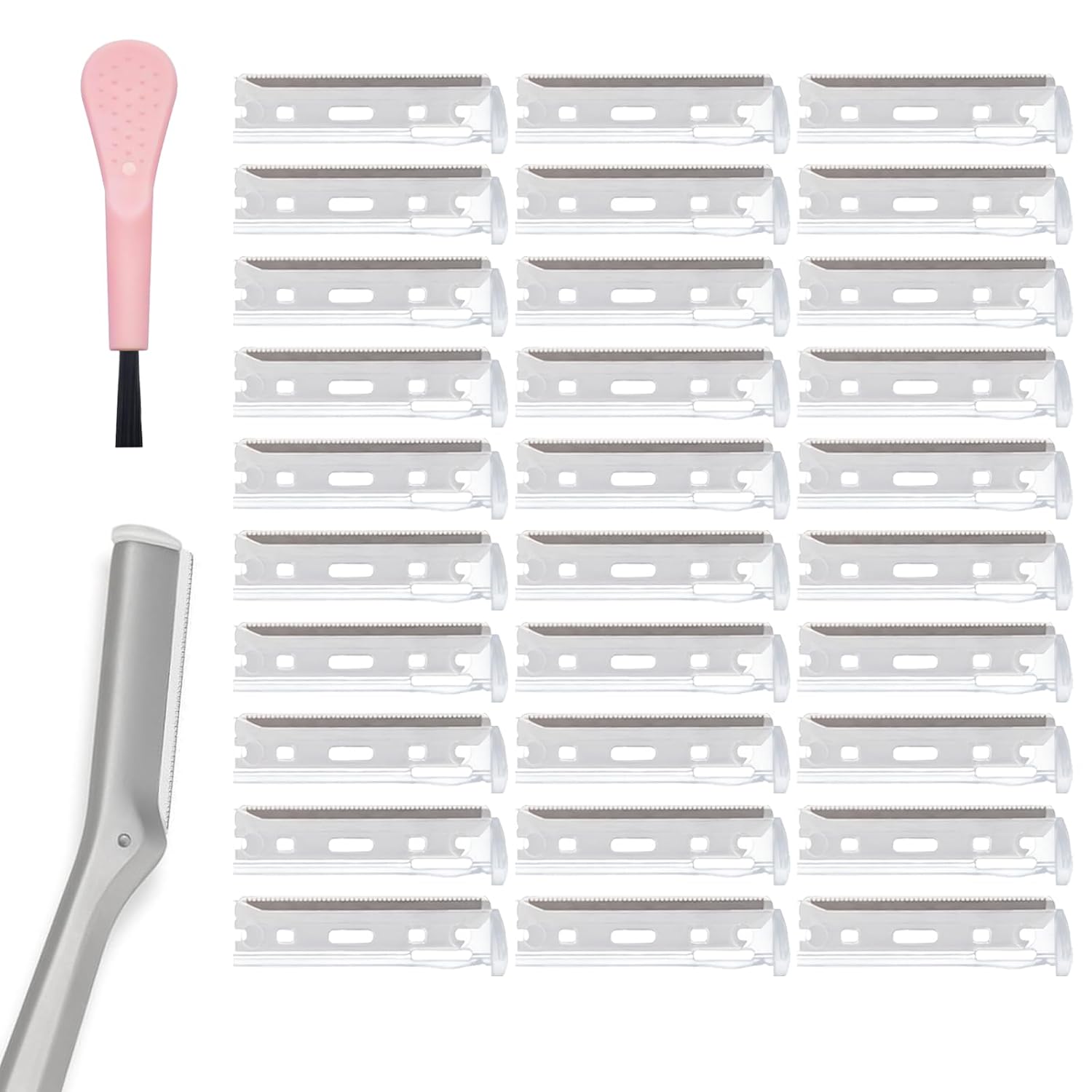 Tweezerman Facial Razor Refills - Pack of 30 for Smooth Skin