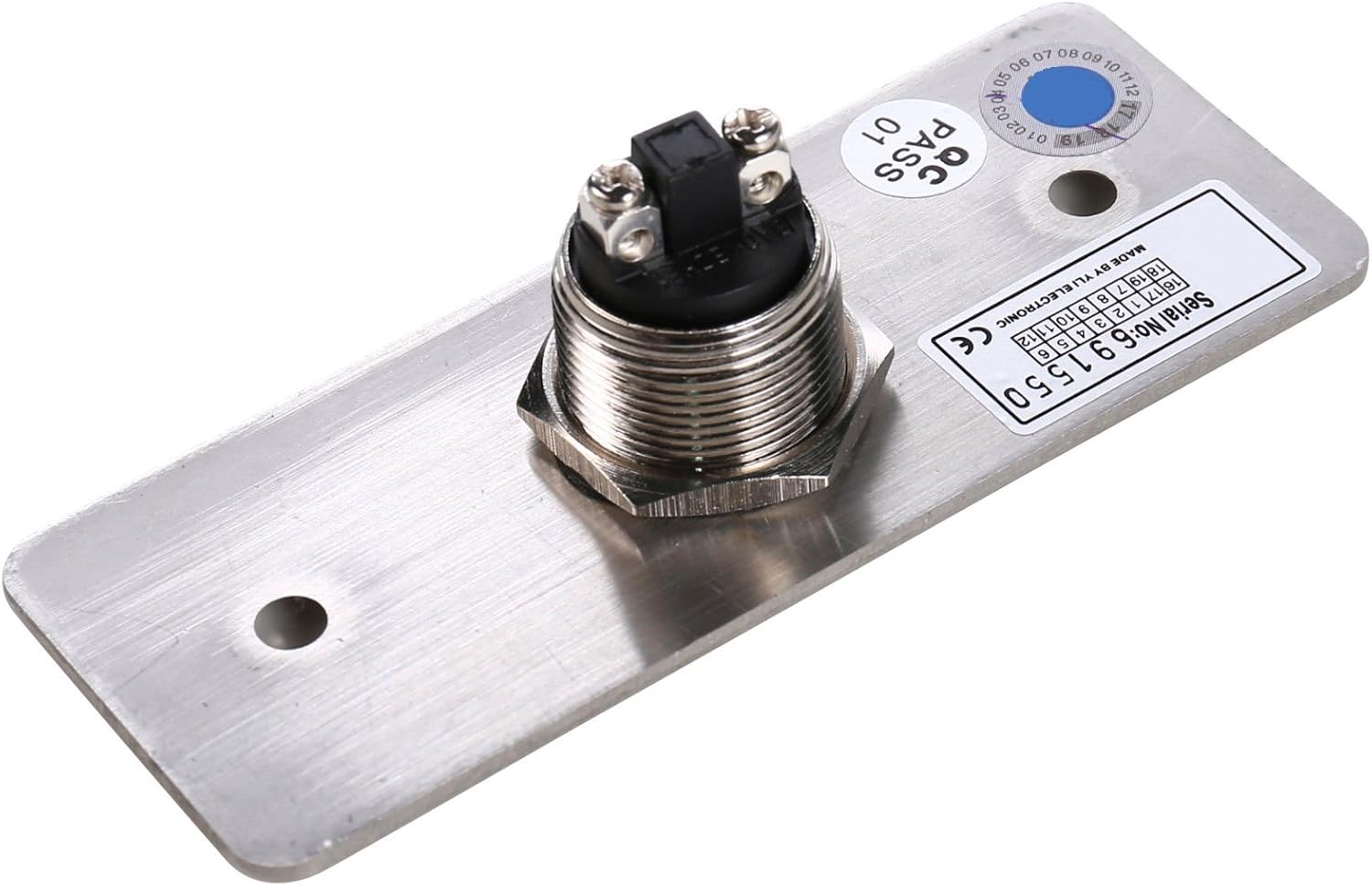 Electric Strike Door Lock and RF Remote Kit Exit Button Power Supply Knob Lock