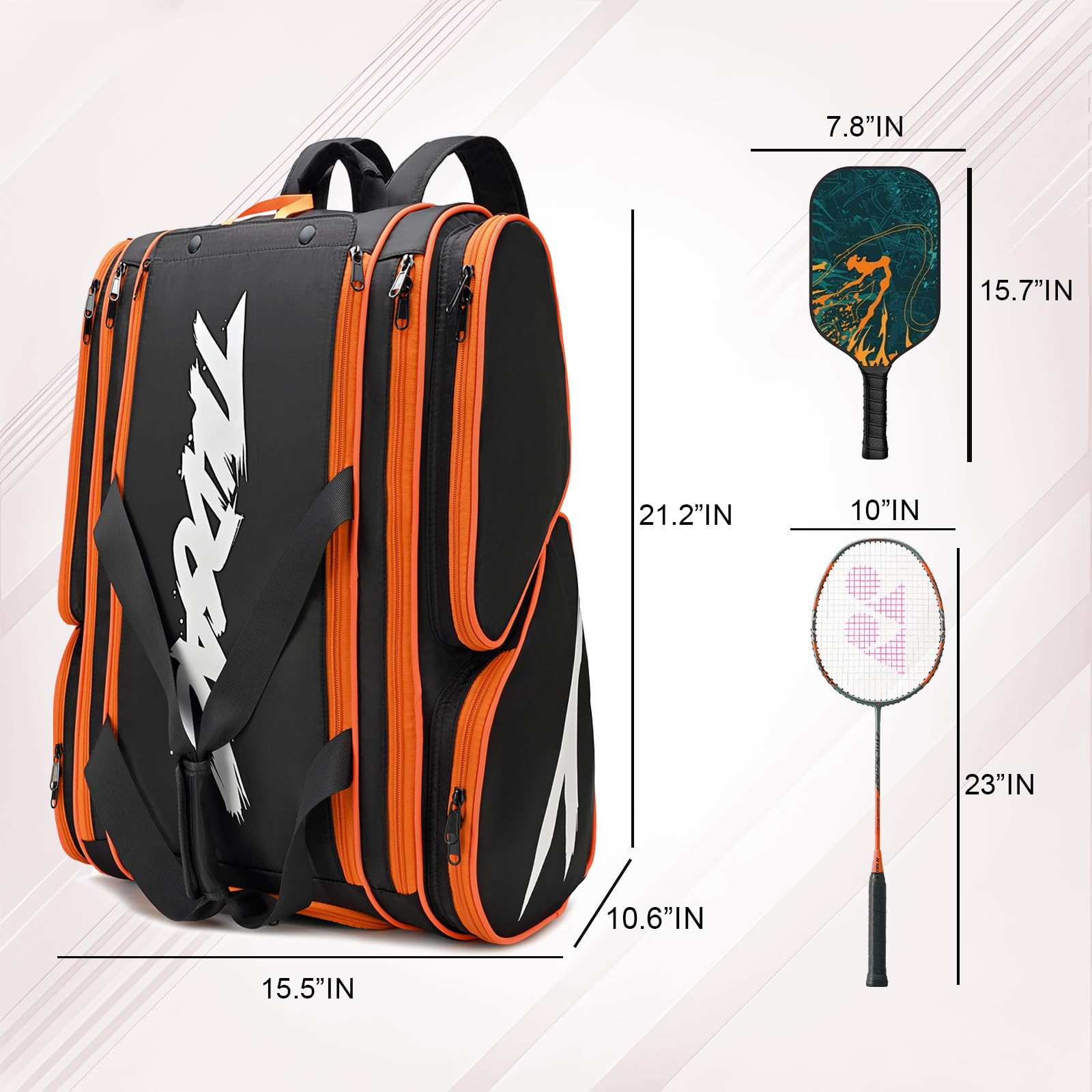 Amazon.com : TILDOSAC Versatile Pickleball Backpack For Sport