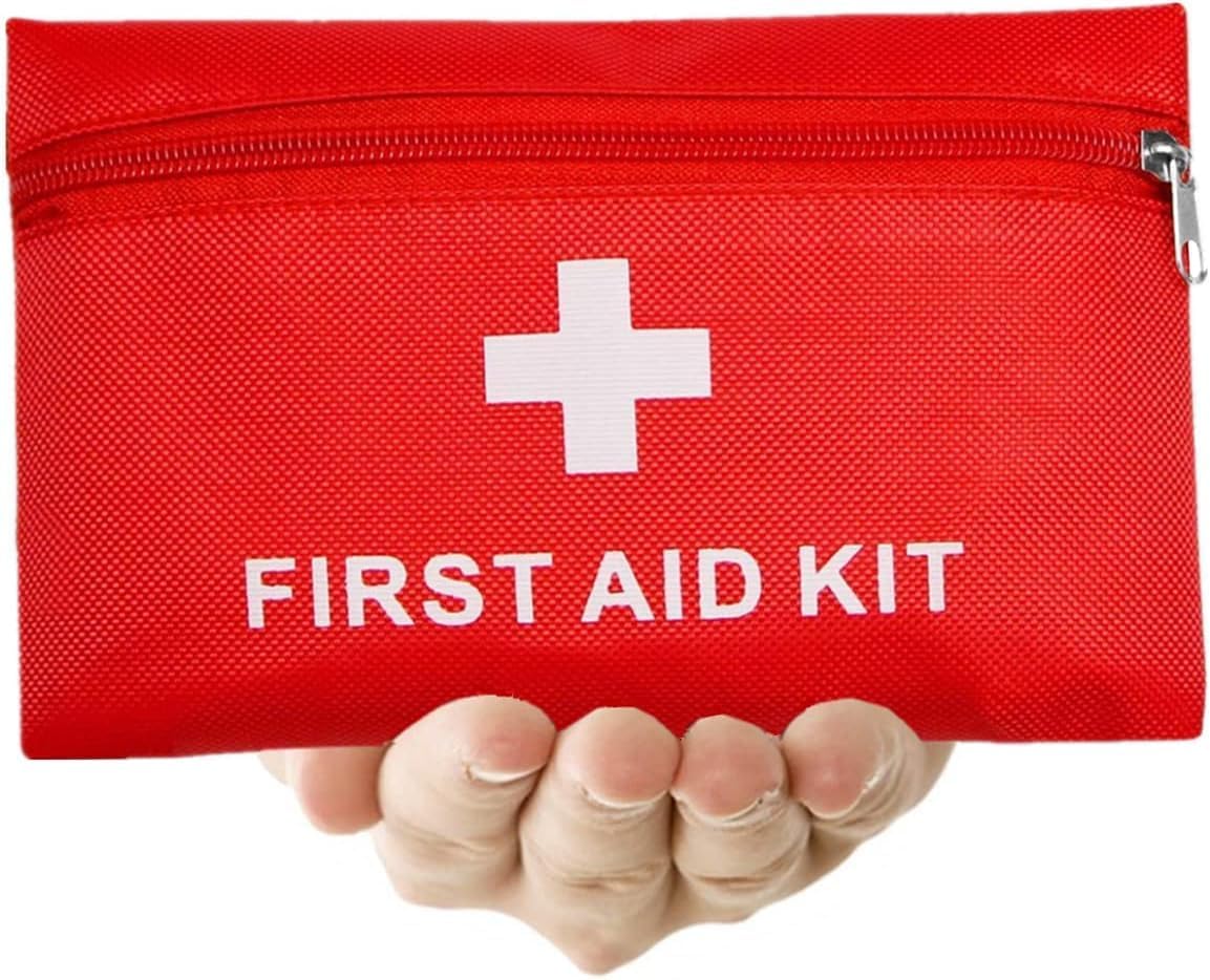 RMY Kit Gilet Jaune et Triangle de signalisation - Norme CE, Gilet Jaune,Triangle de signalisation, Trousse de Premiers Secours, Disque de stationnement, Premiers Secours en Cas d'accident