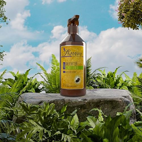 Miniatura 10 de Acondicionador sin sulfato, acondicionador para cabello rizado, acondicionador natural para cabello, acondicionador de humedad de karité, 16.9 oz