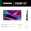 Toshiba 108 cm (43 inches) E36RP Series Full HD Smart QLED Google TV 43E36RP gallery image