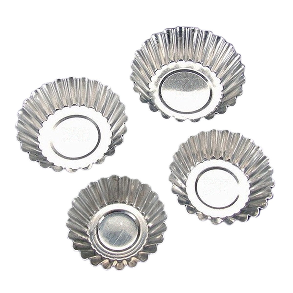 250PCS Stampo Crostata Uova Stampi Per Cupcake Muffin In Aluminum Usa Getta Foil Cups Baking Bake
