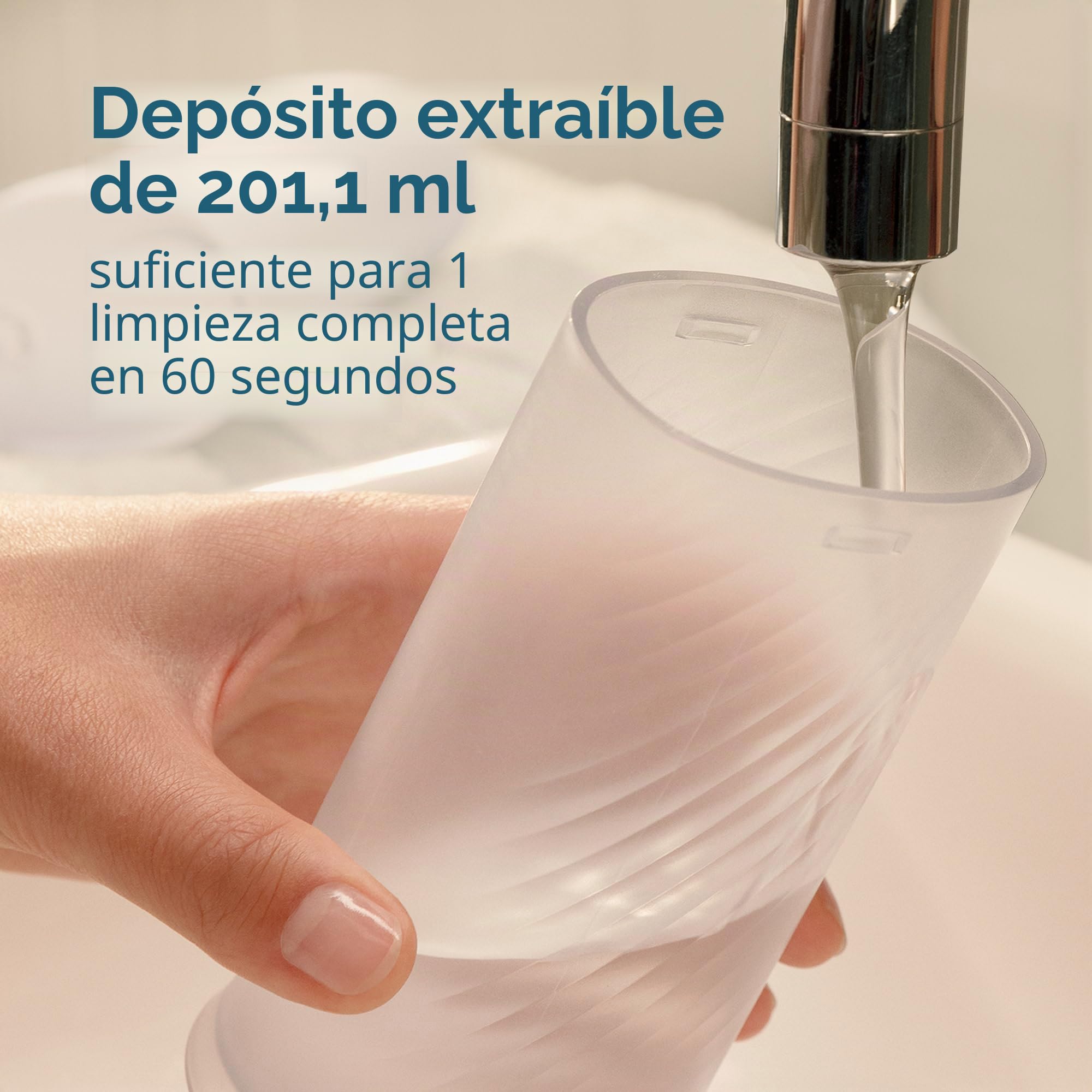 Philips Sonicare Compact Flosser 1000, irrigador dental portátil con 3 modos de hilo dental, irrigador bucal impermeable IPX7, apto para viajes, azul, modelo HX3333/24