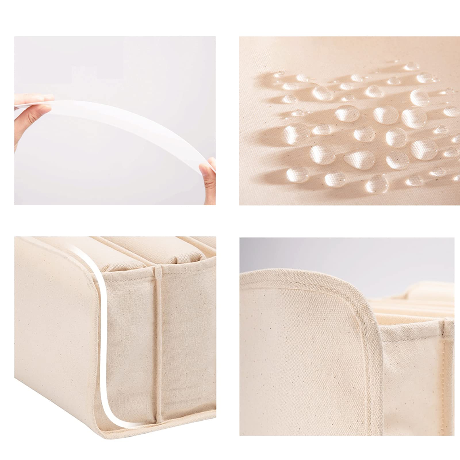 Aufbewahrungsboxen für Socken und Unterwäsche Schubladen Organizer Drawer Dividers Baumwolle BH Finishing Box Faltbox Waschbare