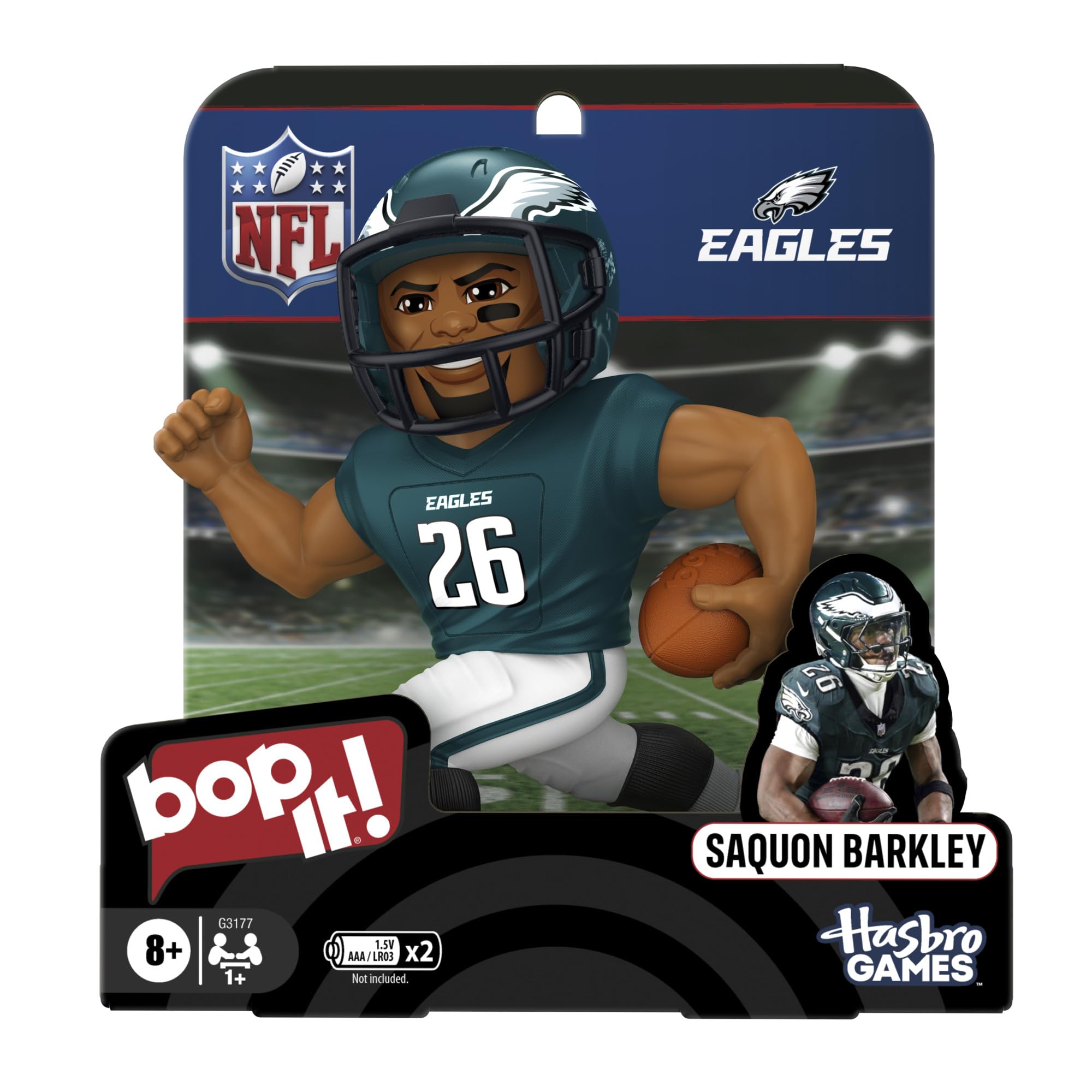 Hasbro Gaming Bop It! Saquon Barkley Edition Game