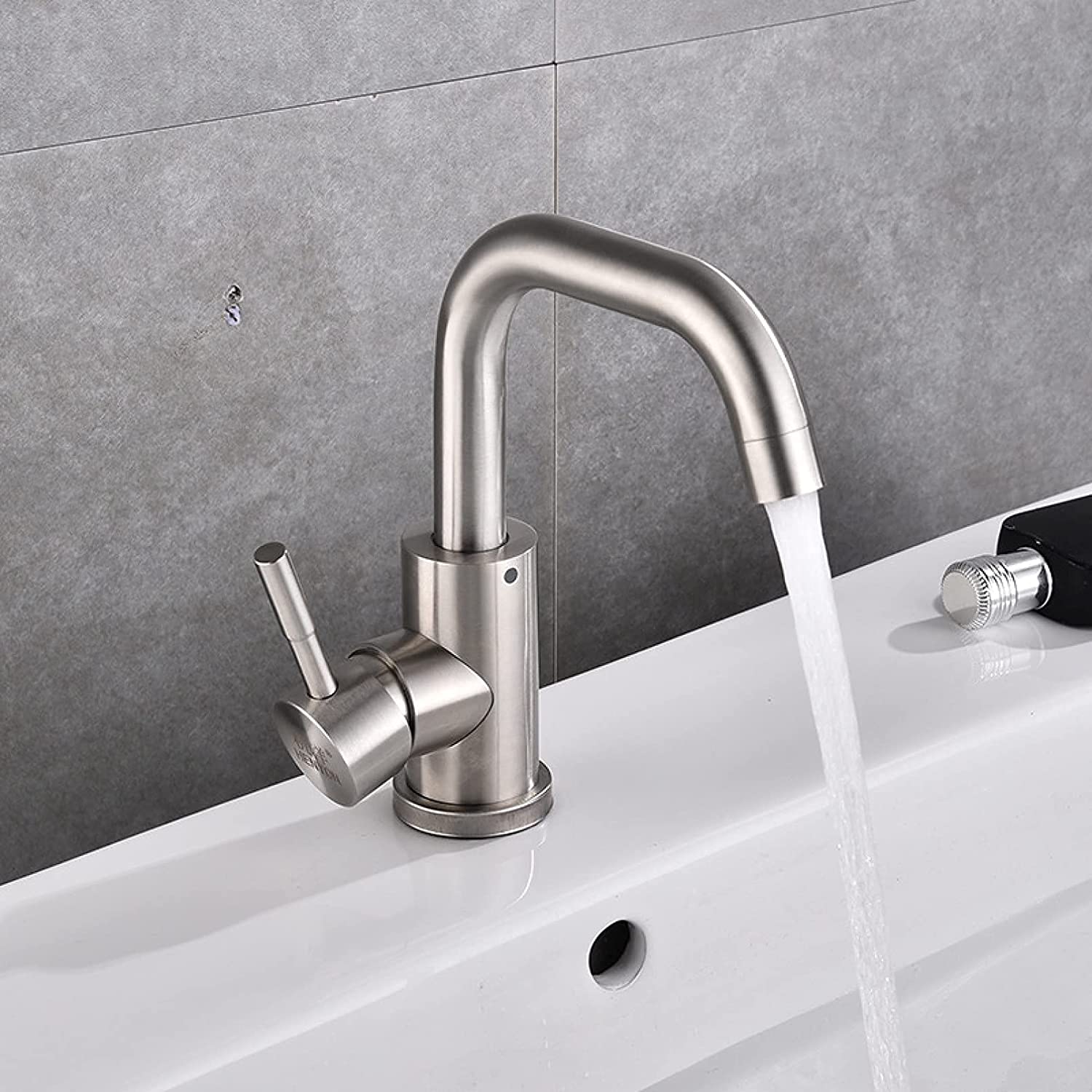 ZYCHSJXA Faucets,Water-Tap Kitchen Faucet Hot and Cold Water Sink Size Seven Bathroom Cabinet Vanity Mixisingle Hole/1