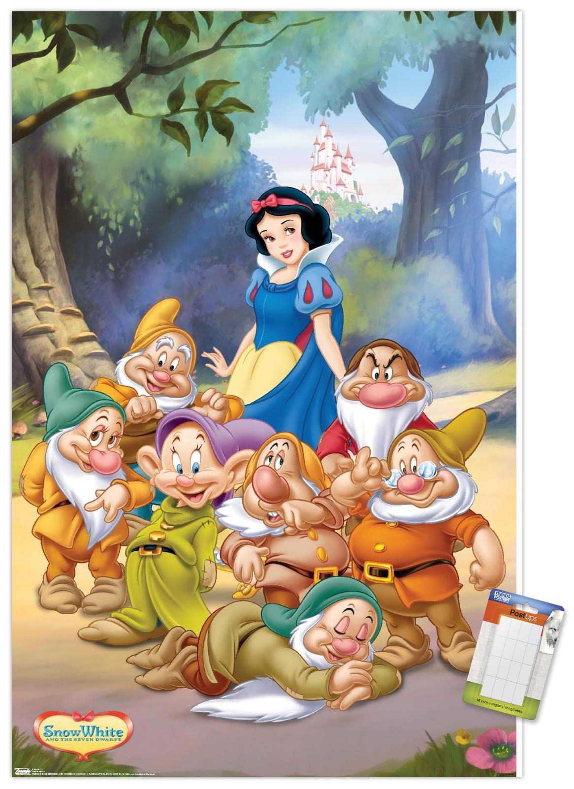 7人の小人　白雪姫　プラチナムエディション　DVD 販促ポスター Amazon.co.jp: Trends International ディズニー 白雪姫と七人の小人
