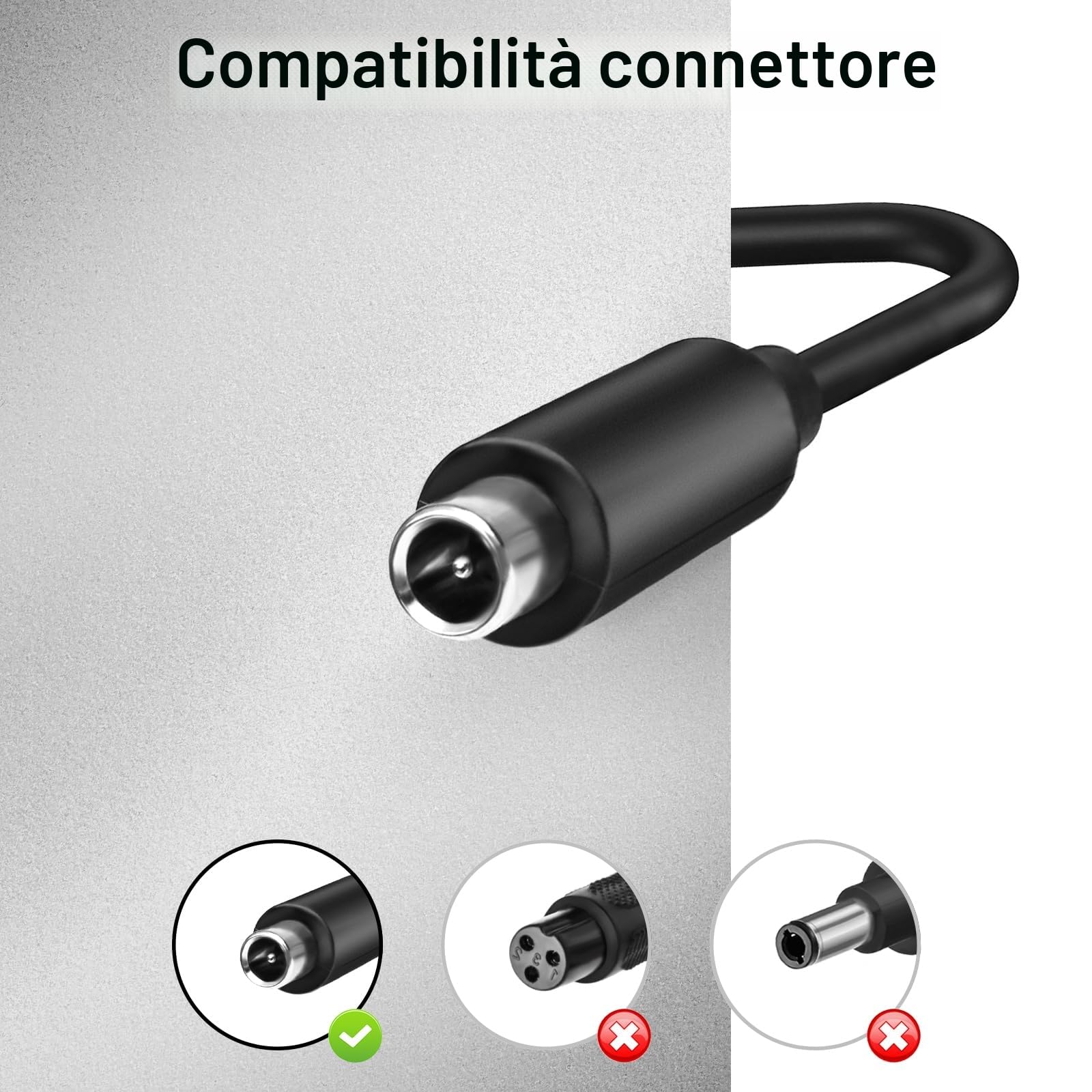 71W 42V Caricatore Alimentatore per Segway Ninebot KickScooter ES2/ES3 Plus/ES4 D18 D28 D38 D40 E22 E25 E45D F20 F30 F40 F25 ES1 ES2 ES3 ES4 Ninebot KickScooter F2 Pro Caricatore,Non 53,6V/54,6V