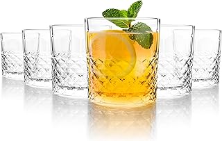 CELLO Unity Whiskey Rocks Glass Set of 6 Pcs, 215 ml