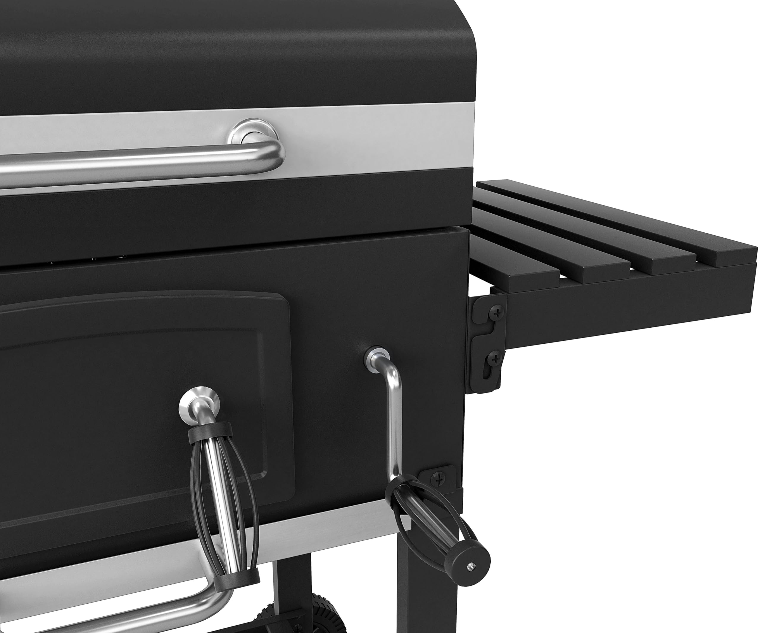 Grill na węgiel drzewny "Calgary" firmy El Fuego® | w zestawie z systemem "Rost-in-Rost" | ruszt do grillowania z żeliwa | design sejfu | w zestawie otwieracz do butelek | grill BBQ | AY 3722