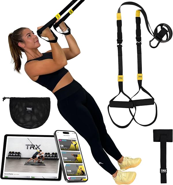 TRX GO Entrenador de Suspensión, En Casa, Gimnasio Portátil, Para Entrenamiento de Fuerza, Equipo de Ejercicio de Cuerpo Completo