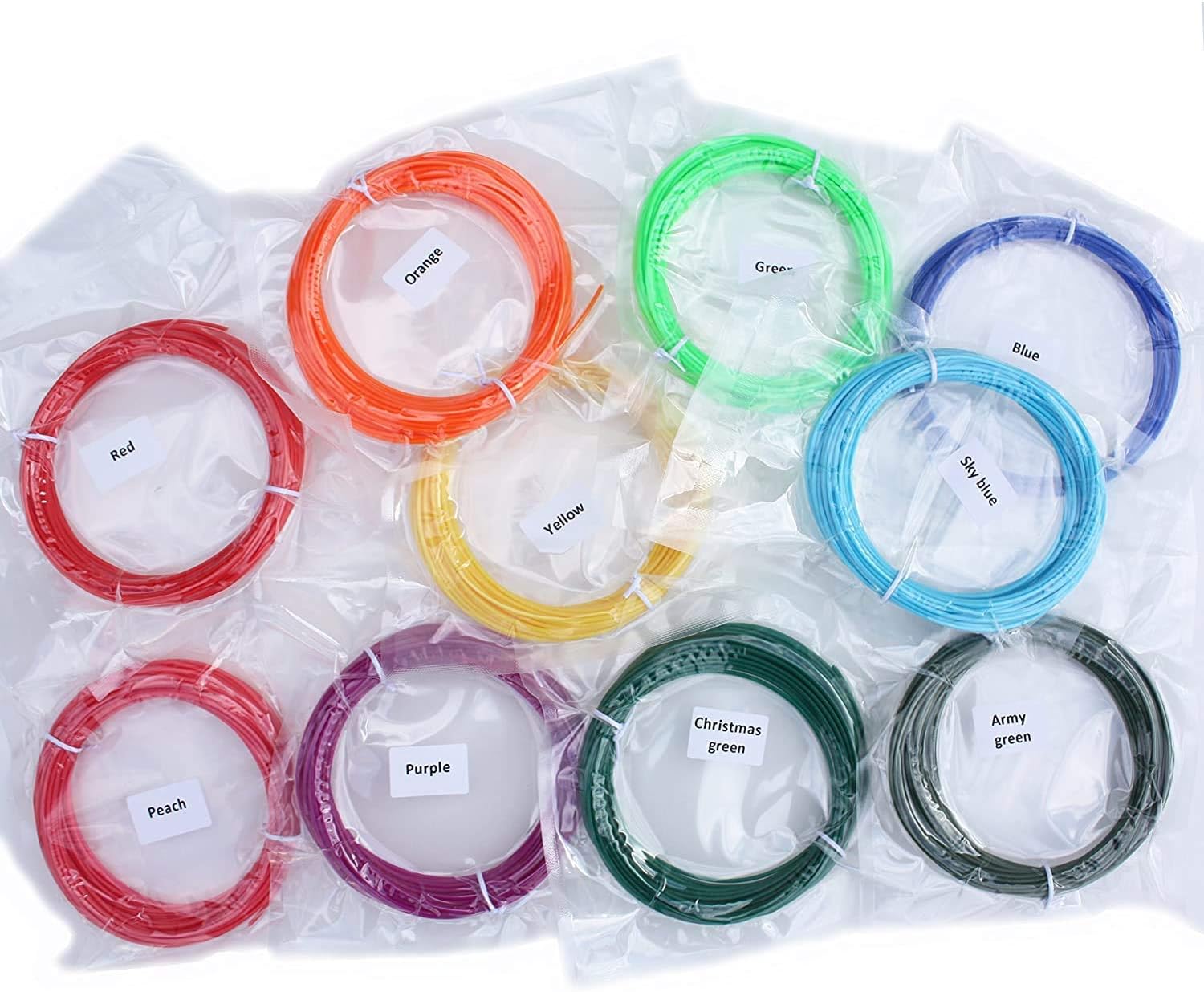 MYNT3D SuperPack PLA 3D Pen Filament Refills, 32 Colors, 10m Each, Over 1kg : Everything Else