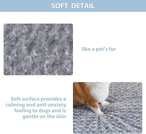 Vista 28 de WNPETHOME Cama ortopédica grande para perro, cama grande impermeable para perros con funda extraíble lavable y parte inferior antideslizante, Azul