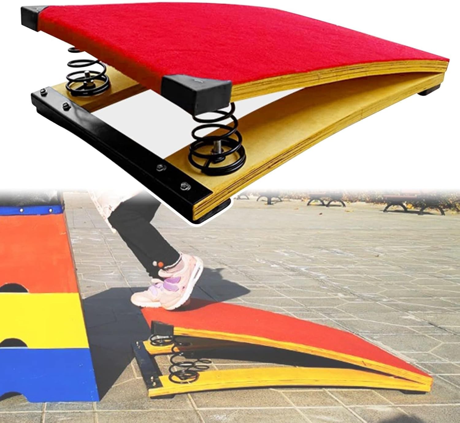 Children Gymnastics Springboard for Kids, Junior Vaulting Springboard, Perfect for Home, School, and Preschool Gymnastics