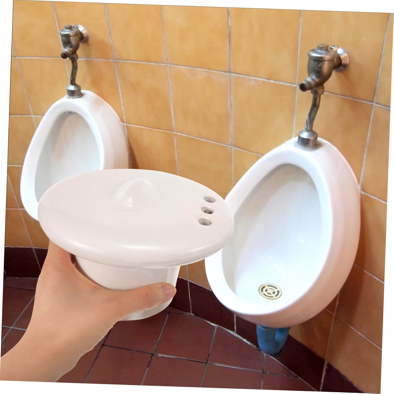Toilet Pee Guard Urinal Strainer Stopper Ceramic Material Modern Design Bathroom Urinal Accessory