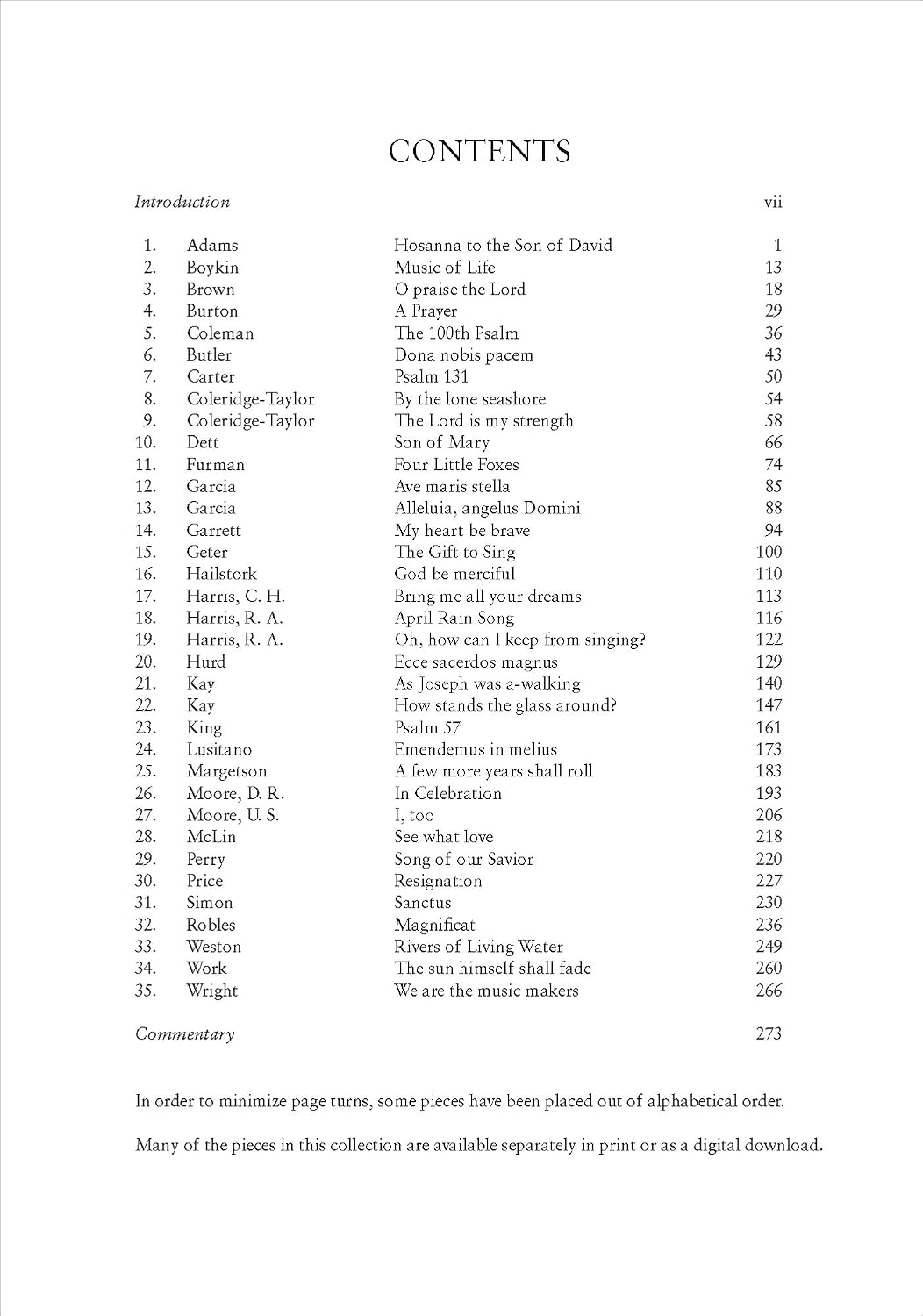The Oxford Book of Choral Music by Black Composers