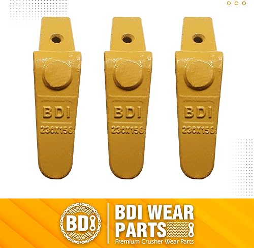Miniatura 8 de BDI Wear Parts Conjunto 230 x 156 retroexcavadora + dientes de cubo X156Tw P156 Flex Pin compatible con Bobcat para minicargadora y minicargadora