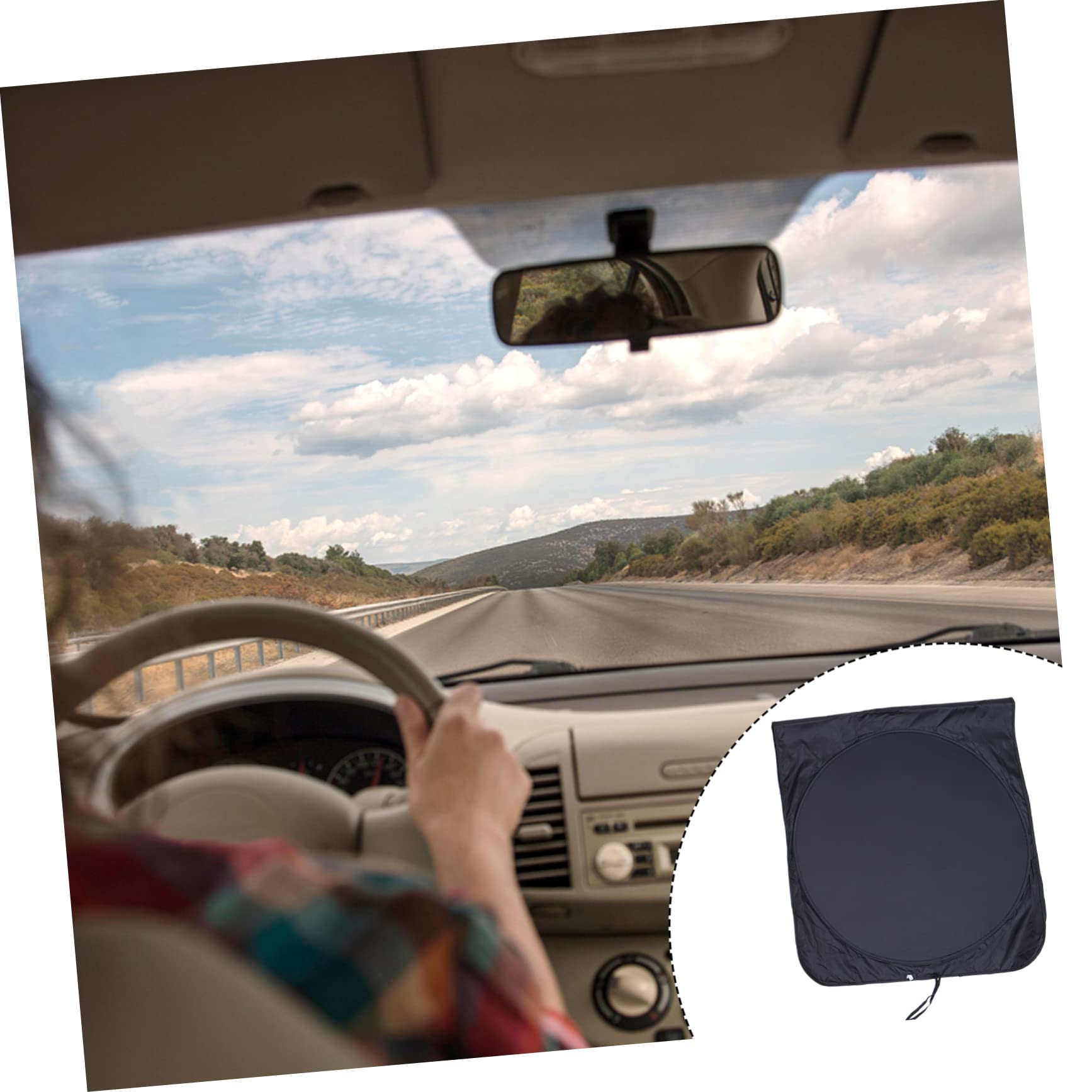 Ciieeo Parasole Per Finestrini Auto Tendine in Rete Di Parasole Per Privacy Blocca Calore e Riscalda Facile Da Installare e Rimuovere Portatile