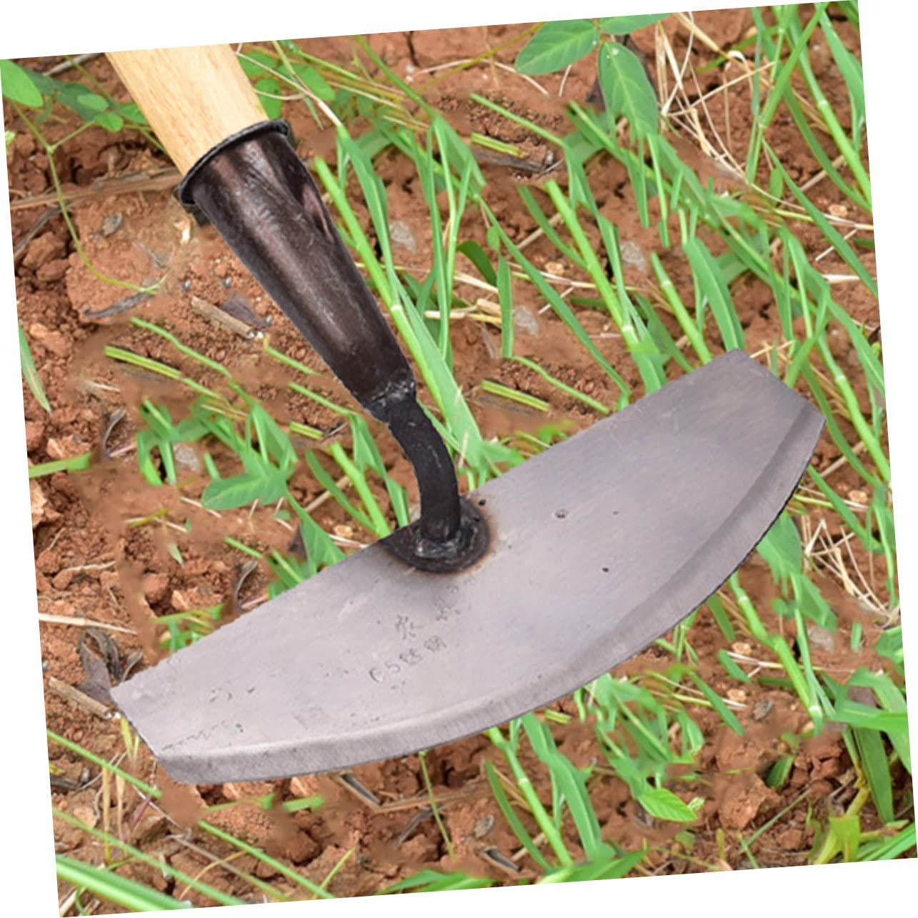 GALPADA Manual Weeding Tools Garden Hoe Integral Molding for Home and Outdoor Use