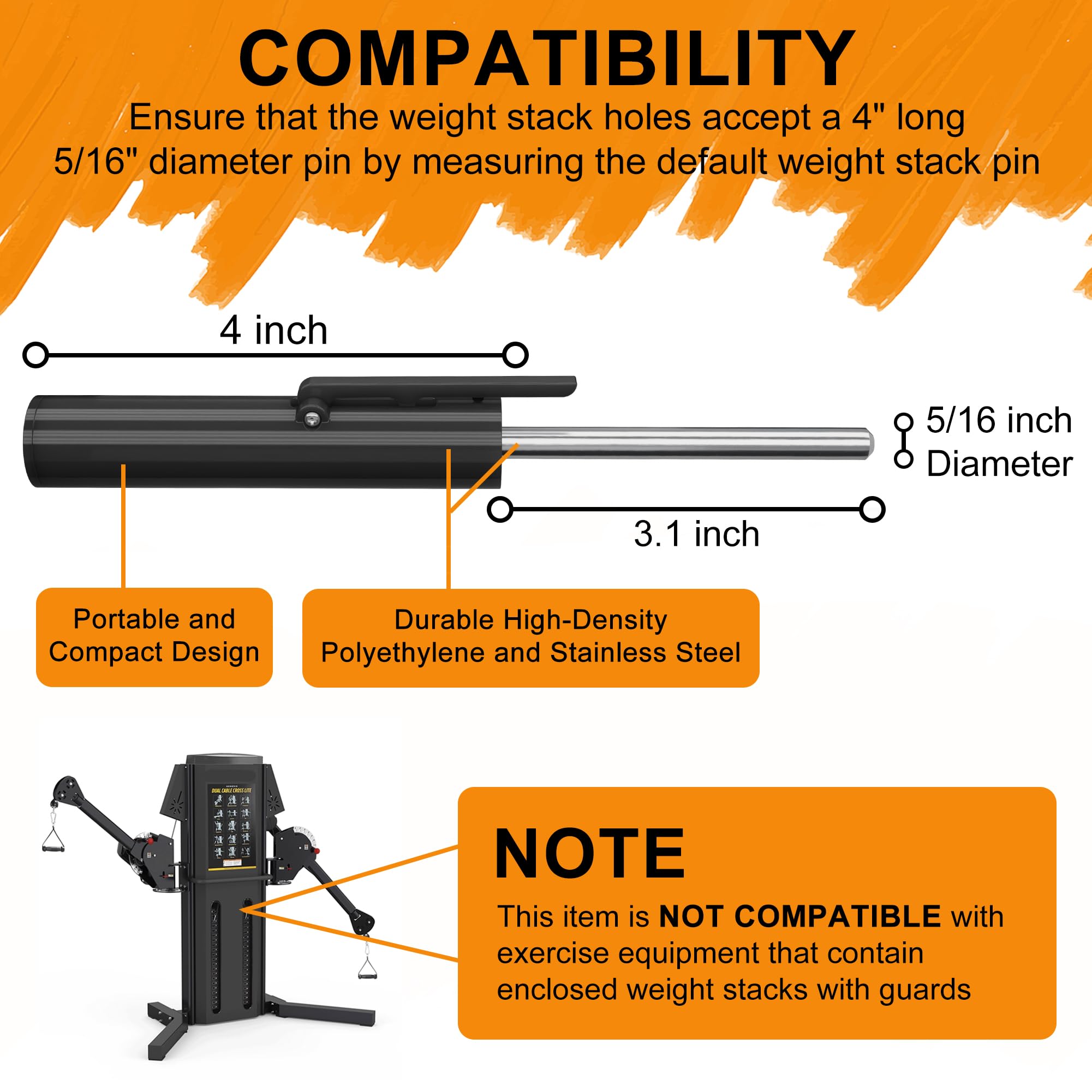 Pin Musculation Stack Weight Stack Selector Pins Drop Set Weight Stack Pins - Gym Training ...