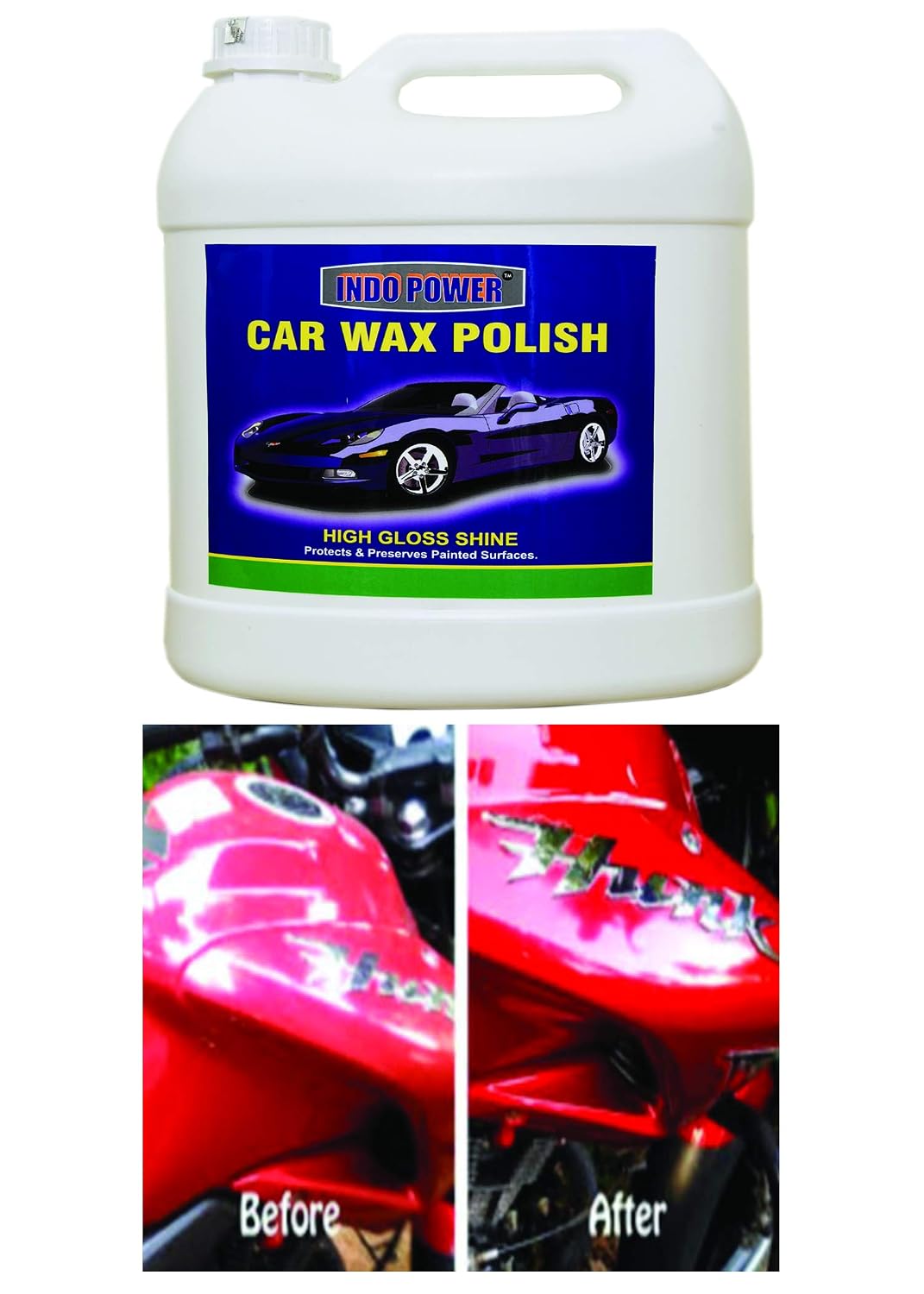 INDOPOWER CAR Wax Polish 5kg. Amazon.in Car & Motorbike