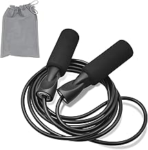 Jump Rope, For Training, Fitness, Burning Calories, Jump Rope for Adults, Kids, Adjustable Length, FC1801